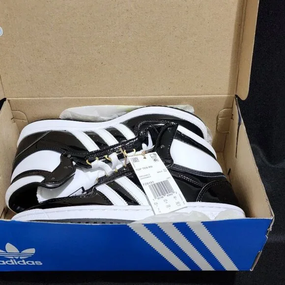 NIB Adidas Originals Top Ten RB Patent Leather Mens Size 7 - Picture 8 of 10
